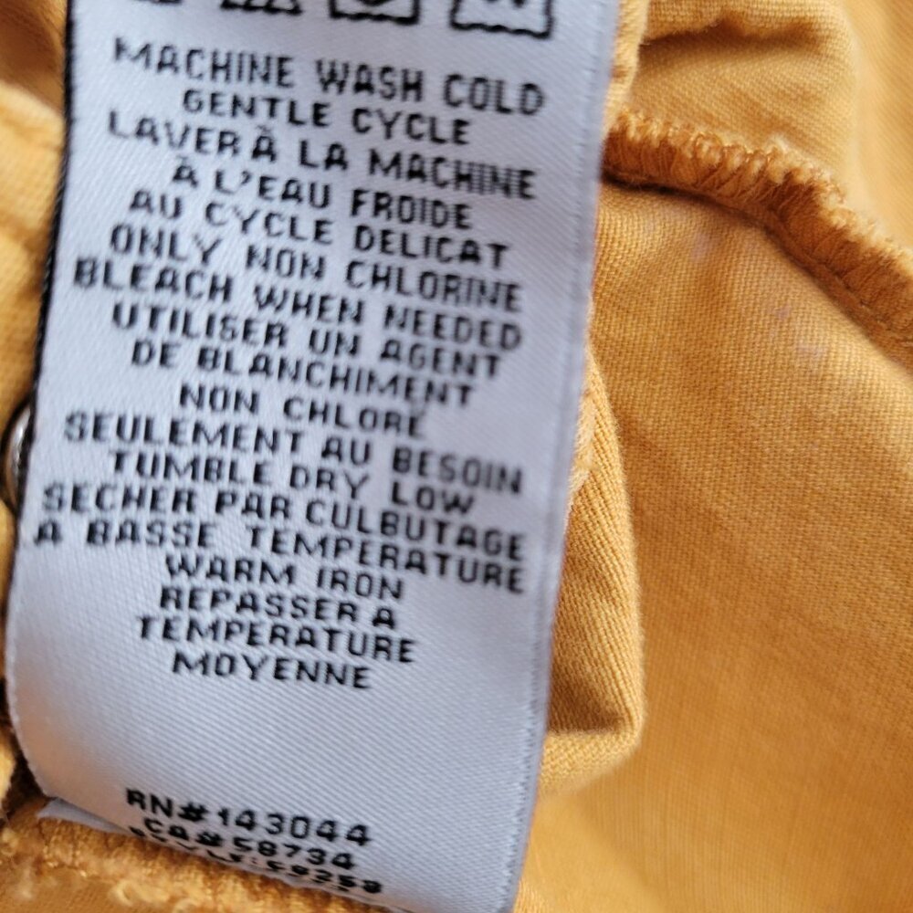 Bagatelle Collection Mustard Yellow Trench Coat Women Size M - Picture 6 of 9